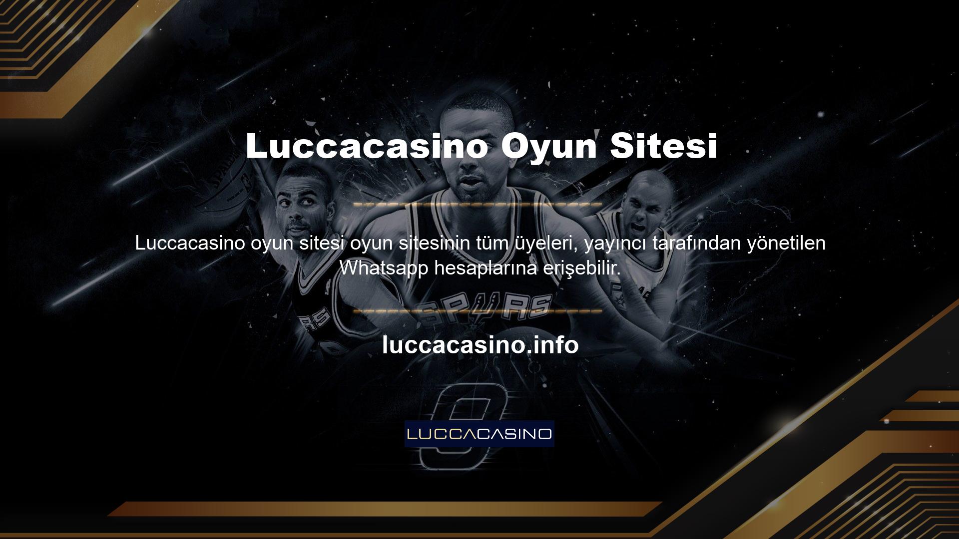 Bu hesaba katılabilmeniz için önce Luccacasino Gaming üyeliğinizin olması gerekir